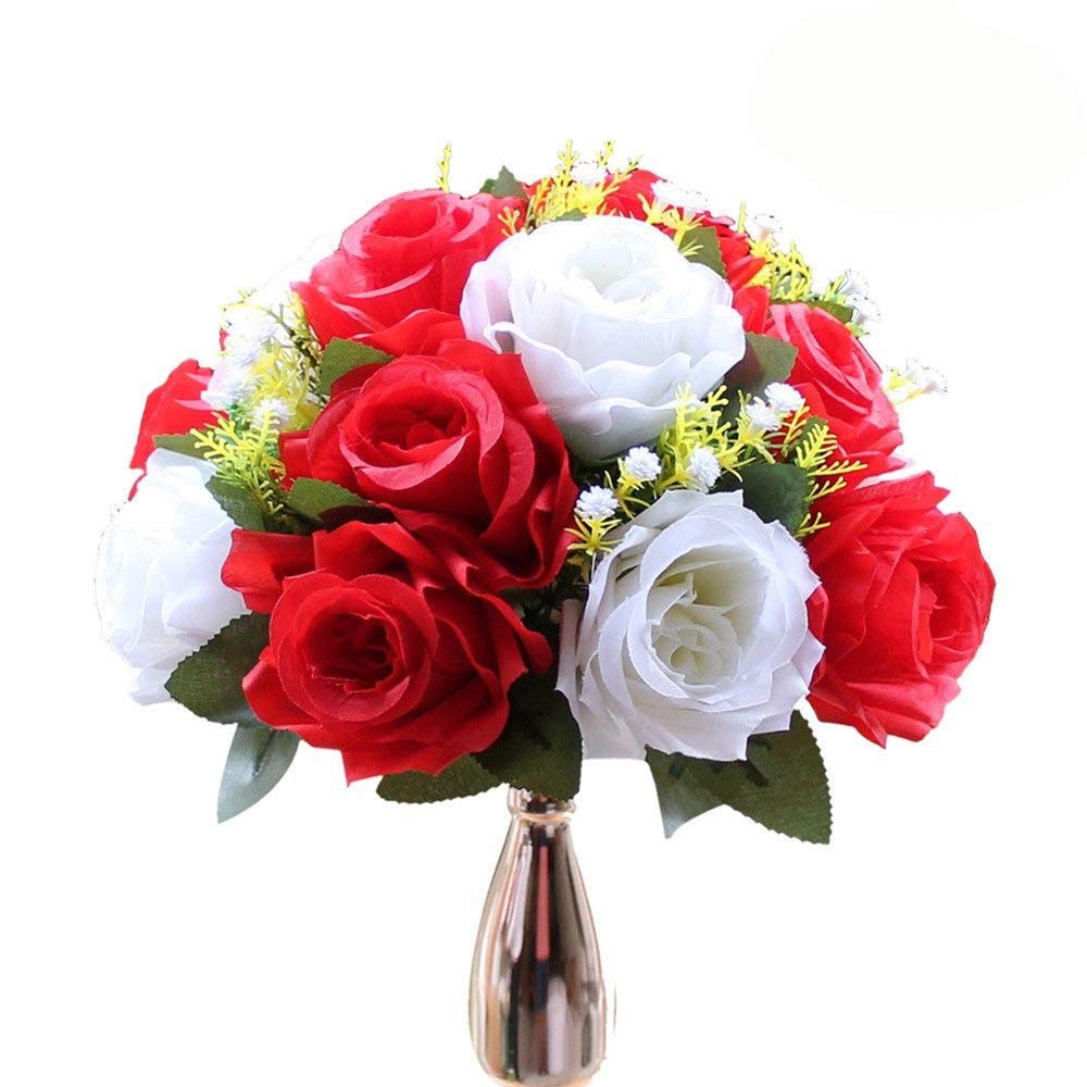 2Pcs/10Pcs Fake Flower Ball Arrangement Bouquet for Flower Rack