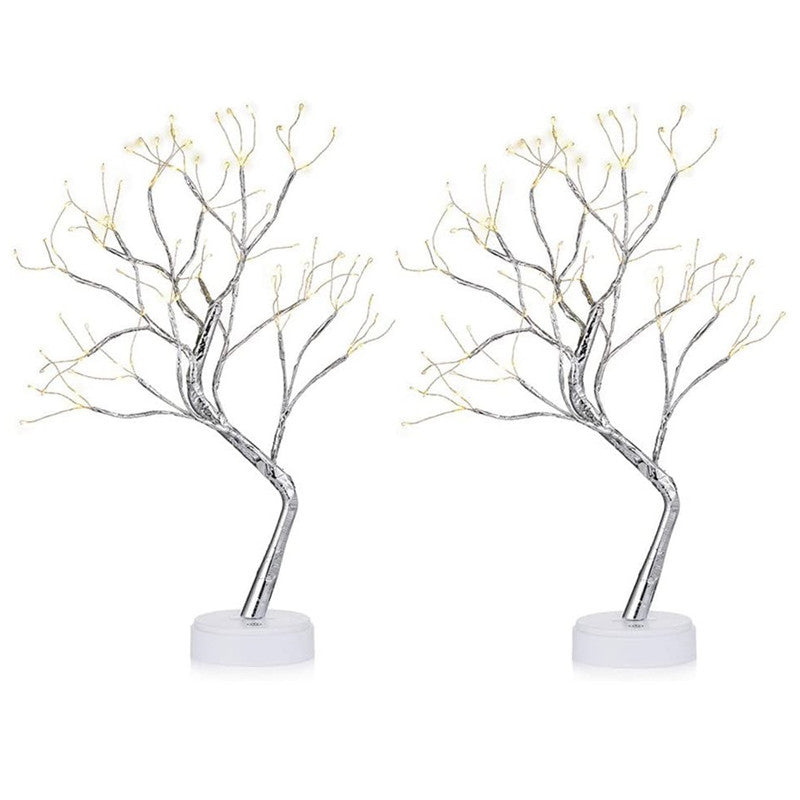 2Pcs/set Led Birch Tree with Lights for Home Party Birthday Wedding Indoor Decor