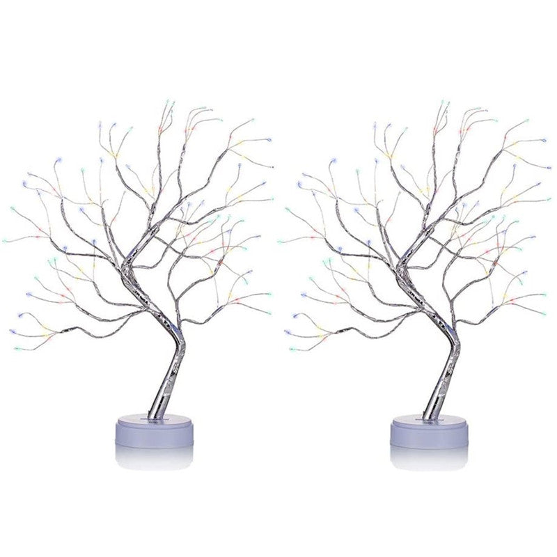 2Pcs/set Led Birch Tree with Lights for Home Party Birthday Wedding Indoor Decor