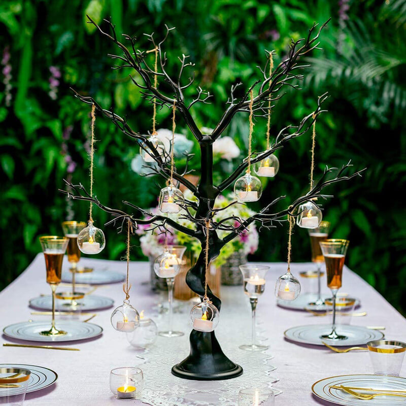 30inches Artificial Fake Decorations Trees for Tabletop Weddings Christmas Birthday Home Decor