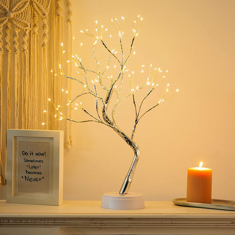 2Pcs/set Led Birch Tree with Lights for Home Party Birthday Wedding Indoor Decor