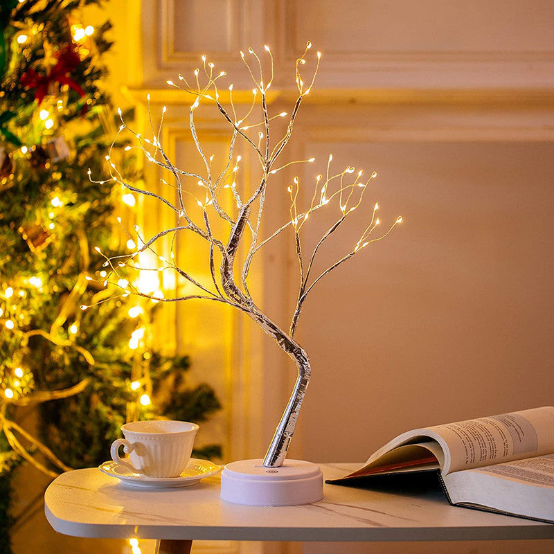 2Pcs/set Led Birch Tree with Lights for Home Party Birthday Wedding Indoor Decor