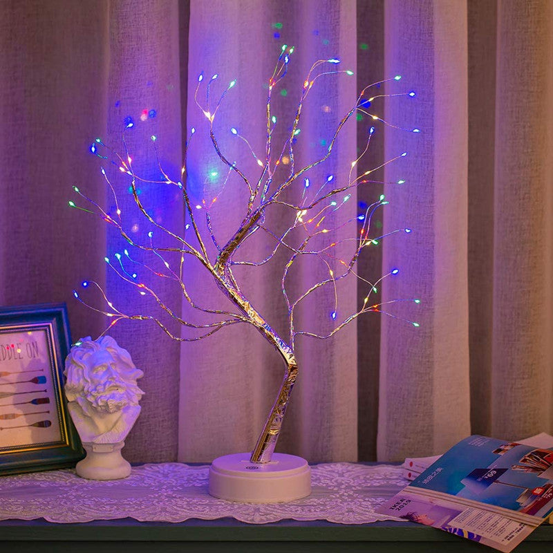 2Pcs/set Led Birch Tree with Lights for Home Party Birthday Wedding Indoor Decor