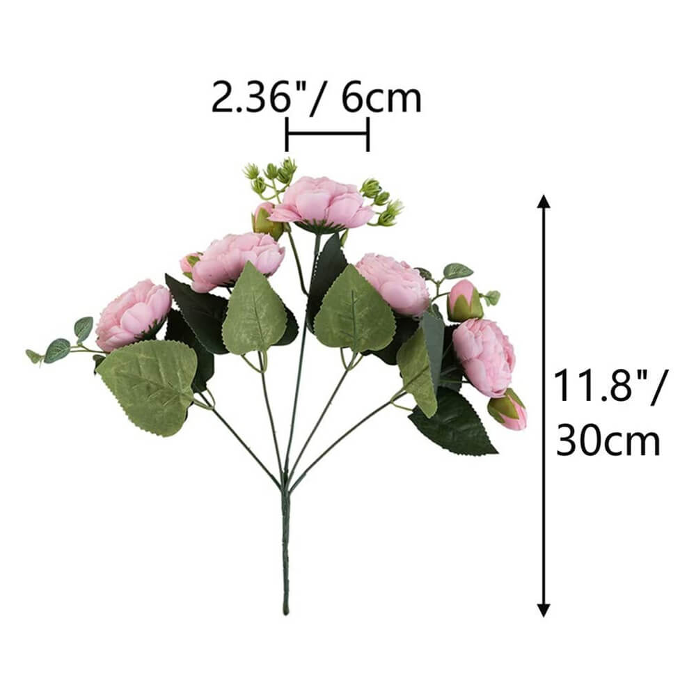 Pack of 4 Fake Flower Ball Arrangement Bouquet Ball for Wedding Centerpiece
