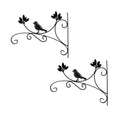 2Pcs/set Hanging Basket Brackets, Wall Planter Hooks for Flower Pot Bird Feeder Wind Lanterns