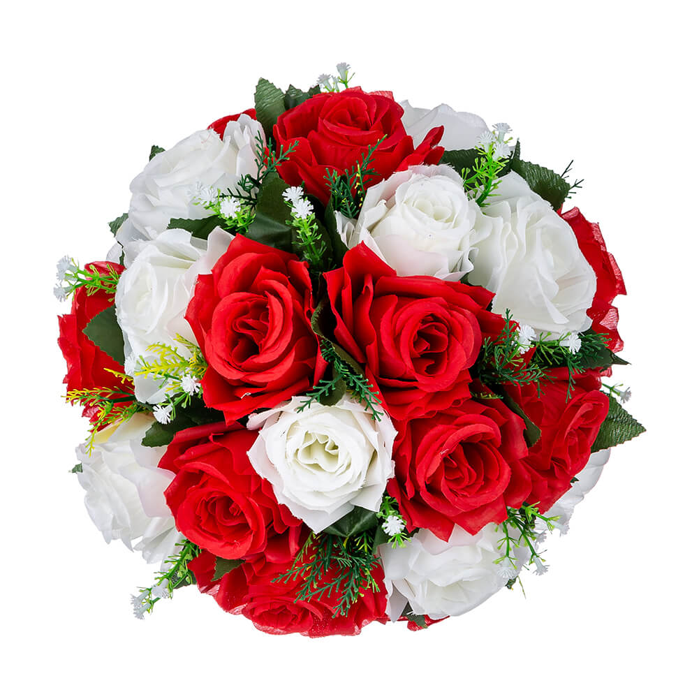 2Pcs/10Pcs Fake Flower Ball Arrangement Bouquet for Flower Rack