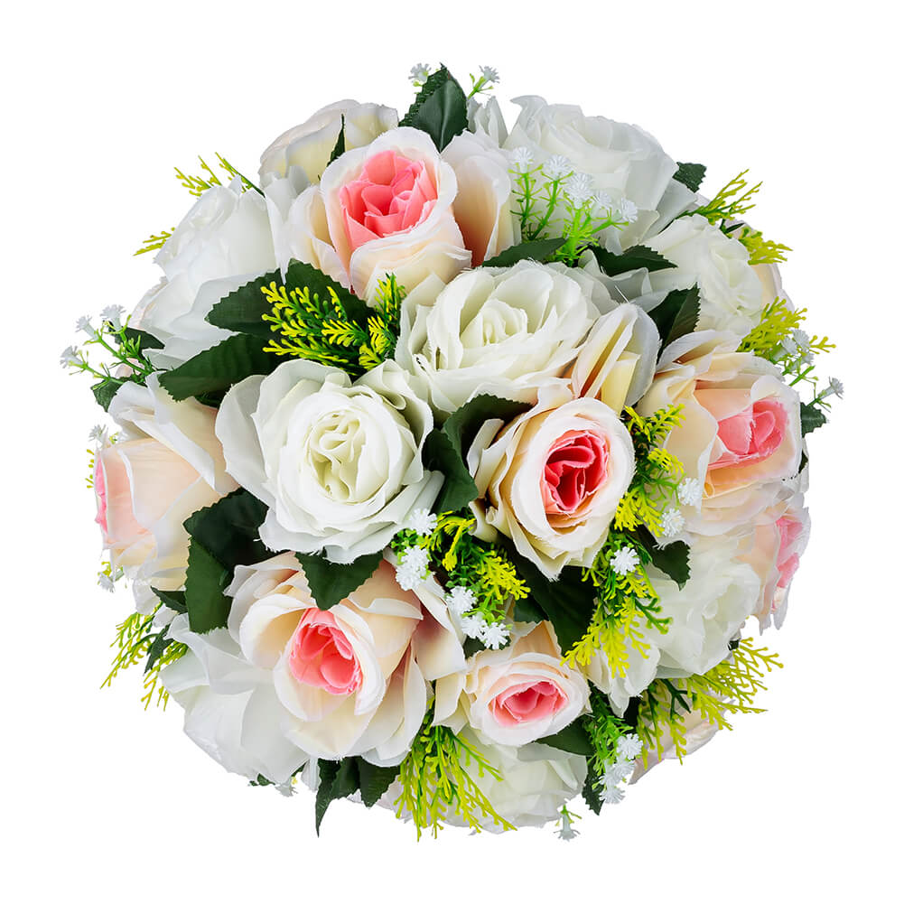 2Pcs/10Pcs Fake Flower Ball Arrangement Bouquet for Flower Rack
