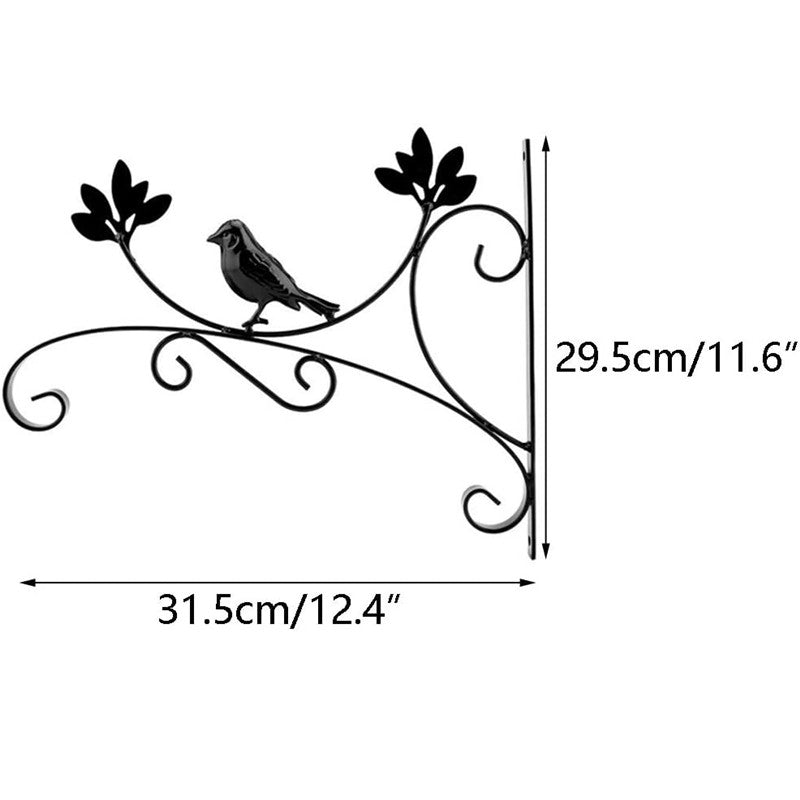 2Pcs/set Hanging Basket Brackets, Wall Planter Hooks for Flower Pot Bird Feeder Wind Lanterns