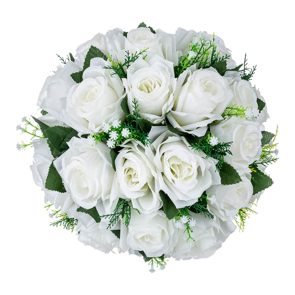 2Pcs/10Pcs Fake Flower Ball Arrangement Bouquet for Flower Rack